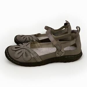 New JBU By Jambu Magnolia Gray Comfort Shoes Women’s Sz 9.5